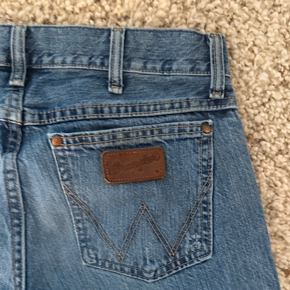 Wrangler retro Men's Slim boot Denim Jeans - Picture 4 of 4